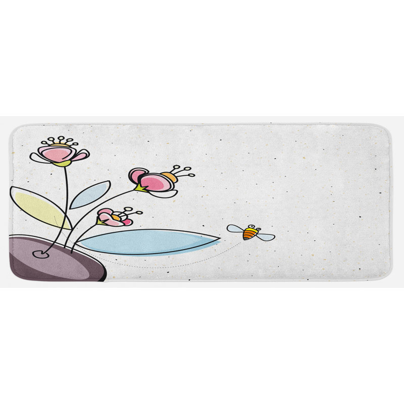 Tapis de cuisine multicolore multicolore