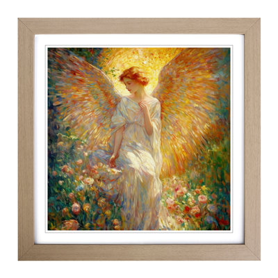 Angel Neo-Impressionism - Framed Print