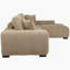 Canapé modulaire rembourré moelleux et confortable avec coussins réversibles et grille - Conception capitonnée pour se détendre et recevoir-2100580912