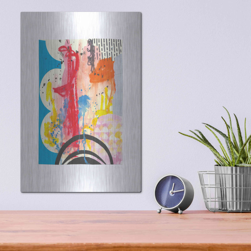 «Wrought Studio ™», tempête de couleur II par Courtney Prahl, art mural en métal