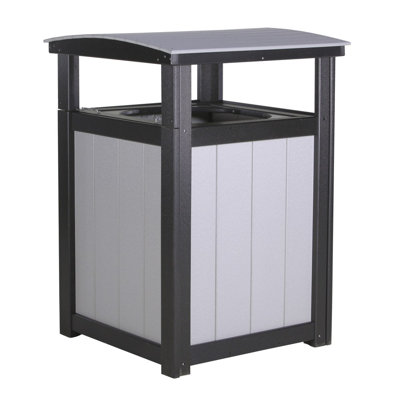 Gennadius Solid Wood Kitchen Trash Can