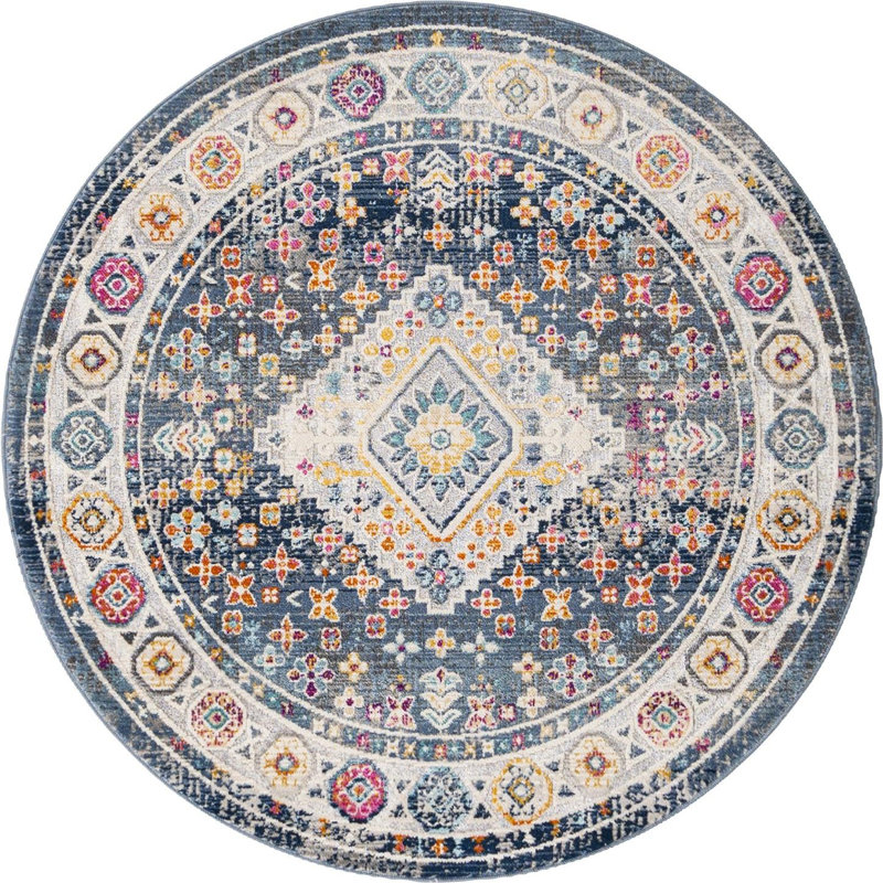 Oriental Indoor Rug, Round 3'7"