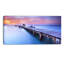 Wooden Bridge Seascape - Reproduction de photo sur toile tendue-33251979-16484514