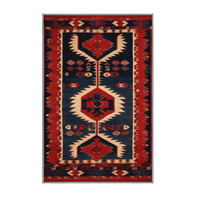 Machine Washable Turkish Purple Area Rug