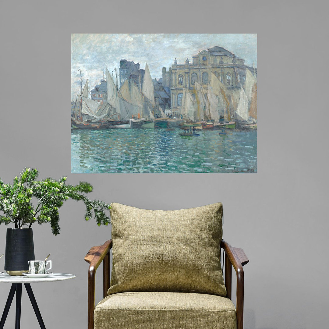 Poster Das Museum in Le Havre von Claude Monet