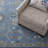 Greer Hand-Tufted Microloop Pile Wool Traditional Medallions Area Rug Blue Tan Ivory-103621101