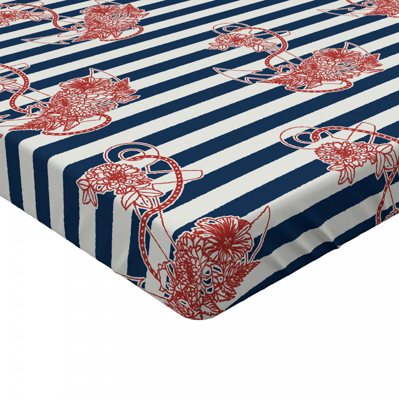 Microfiber Striped Fitted Sheet, Full Fitted Sheet