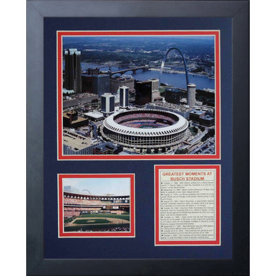 St. Louis Cardinals - Old Aerial Framed Memorabili