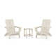 High-Density Polyethylene (HDPE) Outdoor Adirondack Chair With Table