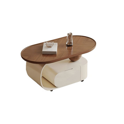 Minimalist Solid Wood Coffee Table Solid Wood multi-layer Board Top