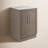 Kamila 24'' Single Bathroom Vanity with Marble Top-530742349