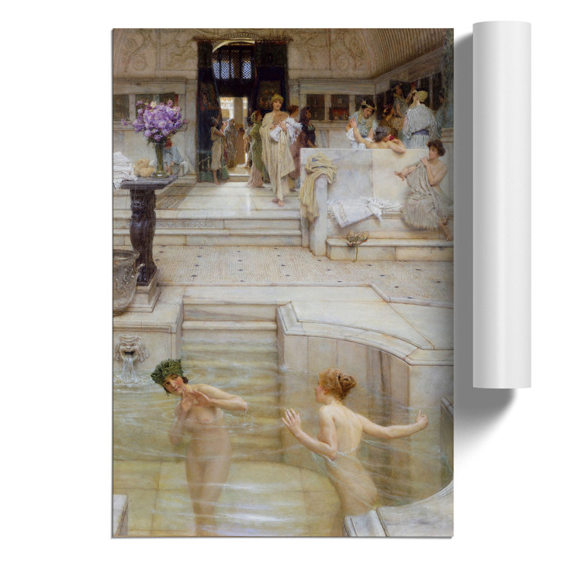 A Favourite Custom by Lawrence Alma Tadema - Frameless Print, 42cm H x 30cm W x 0.1cm D