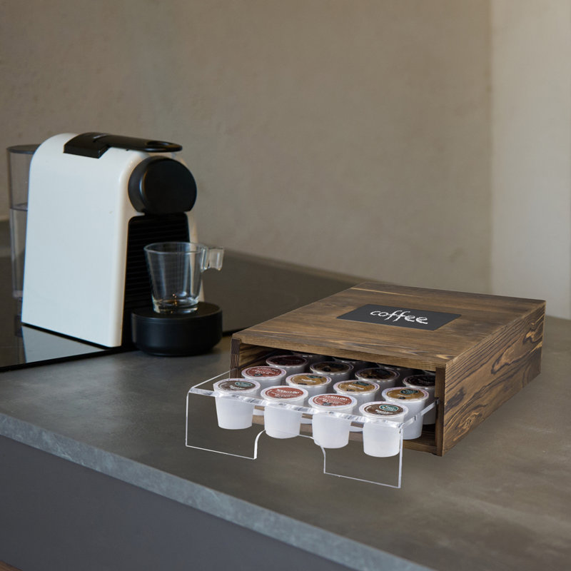 24 Pod Wood Coffee Pod Storage