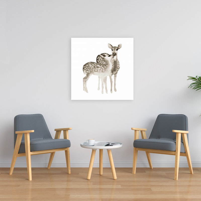 Sépia fawns love