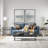 Nova Modern Table Lamp With Fabric Shade For Living Room, Workspace, Or Bedside