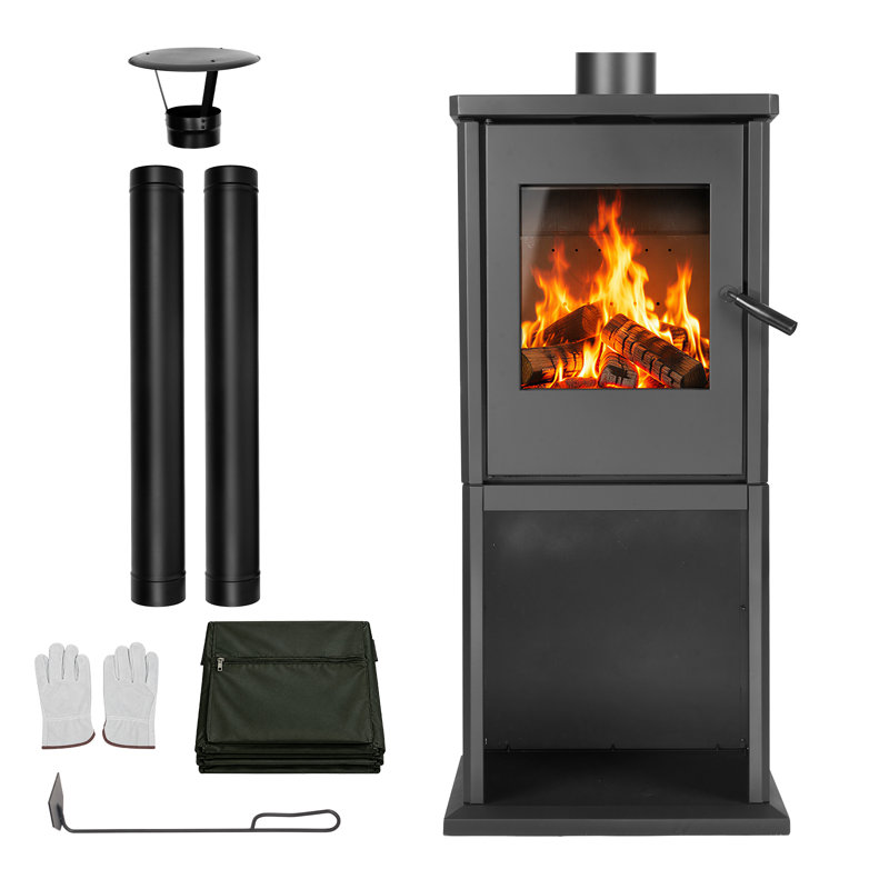 Rectangle Wood Burning Outdoor Fireplace