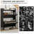 24 Pairs Shoe Storage Cabinet with Cushion Bench and Adjustable Flip Storage Cabinet-977174136