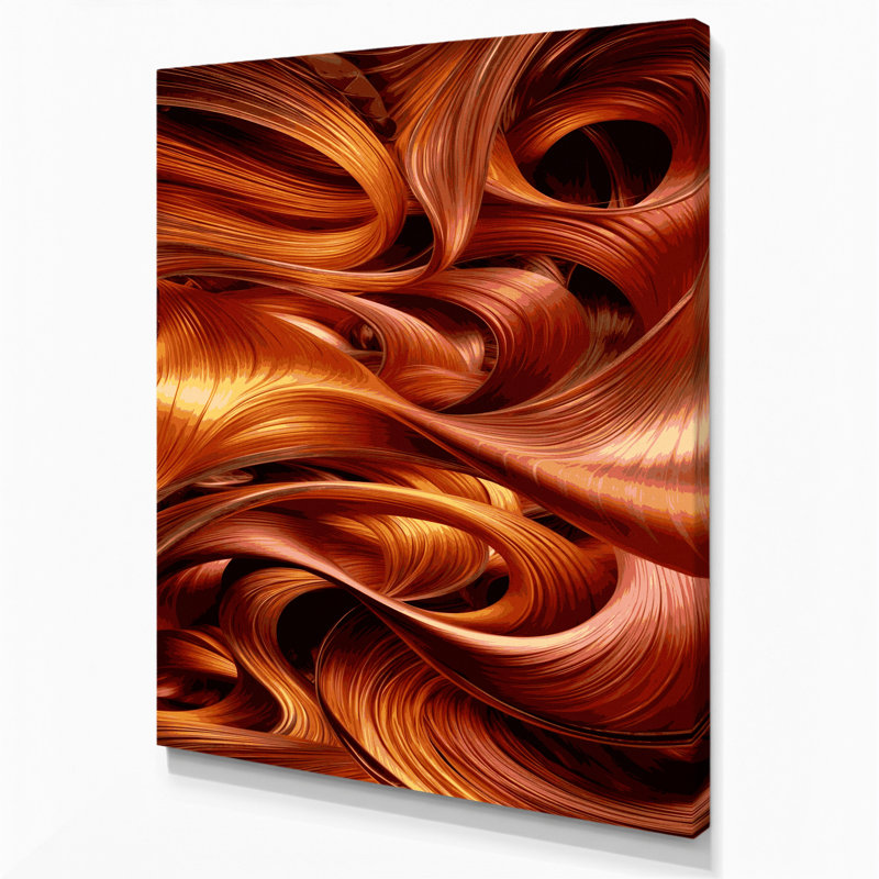 Art numérique sur toile, abstraction numérique 23, H 11 po x l 14 po