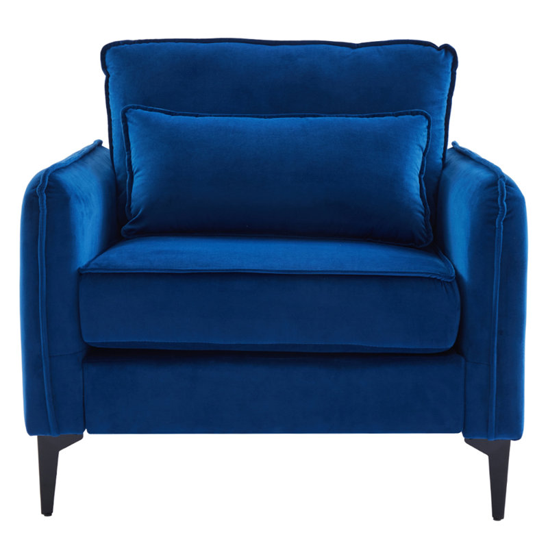 Single Accent Chairs Armchair, Blue