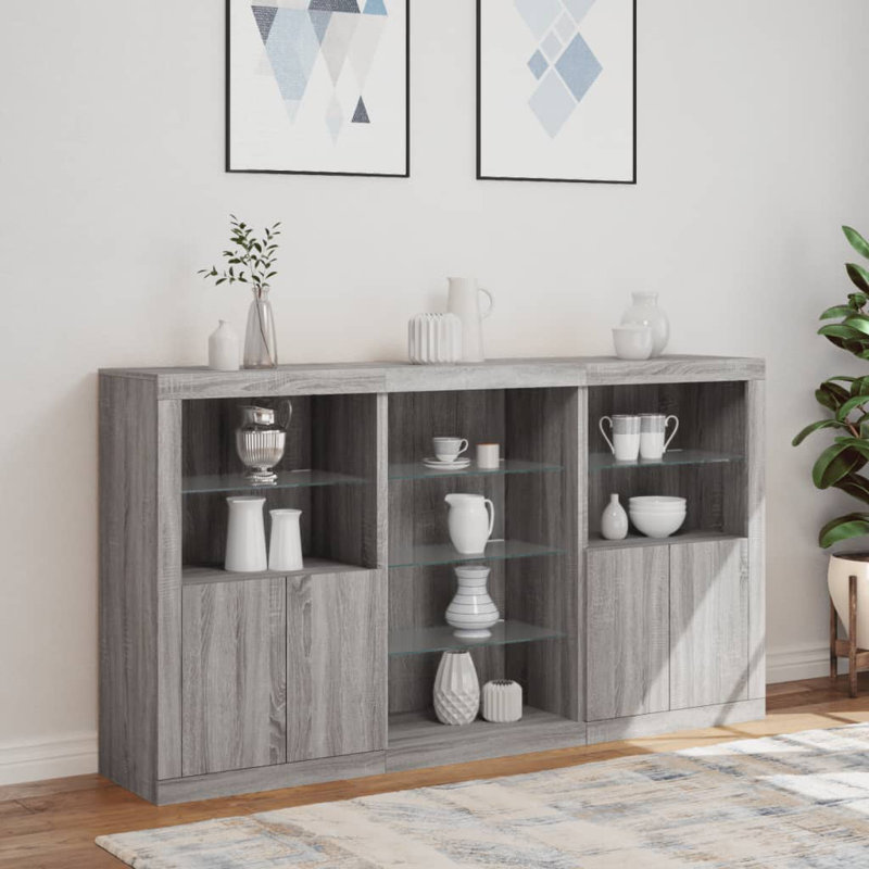 Badea 181.5cm Sideboard, Grey Sonoma