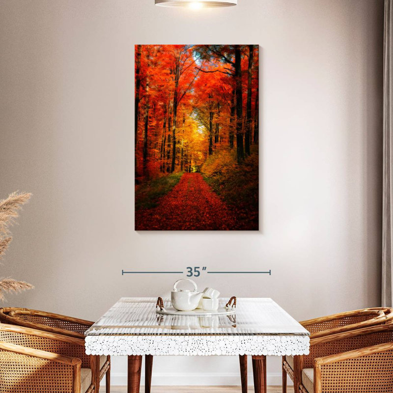 Harnek Heiligenberg Red Forest, 45" H x 30" W