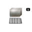 Ensemble de napperons 4 pièces Pursel-1166046468