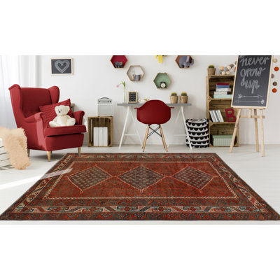 Fine Vintage Lochlan Red Rug