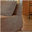 Grand canapé à billes d'intérieur, fauteuil à billes avec coussin lombaire et repose-pieds, utilisation dans la chambre à coucher (orange)