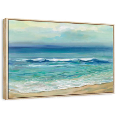 Lever de soleil au bord de la mer serein