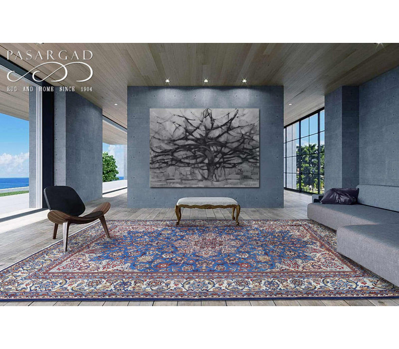 Fine Hand knotted Persian Isfahan 6'8"x9'6"