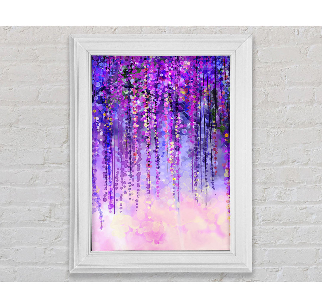 Gerahmtes Leinwandbild Vibrant Willow Tree