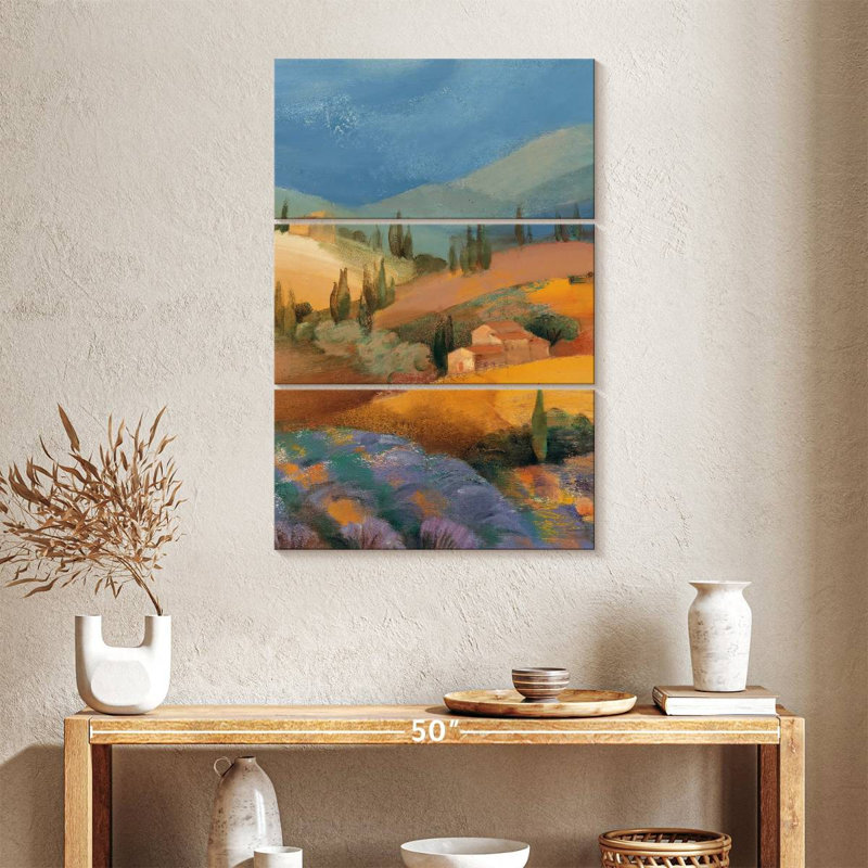Alvord Tuscan Fields, 38" H x 24" W