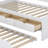 Wooden Captain Bed With Built-In Bookshelves, Drawers And Trundle