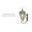 Royal Bulb Solar Light Wall Mount Brushed Bronze