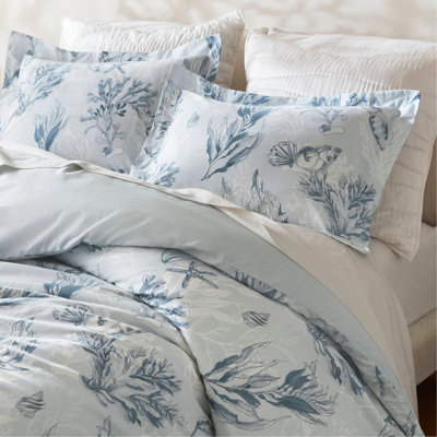 3-Piece 100% Cotton Sateen Duvet Cover Set
