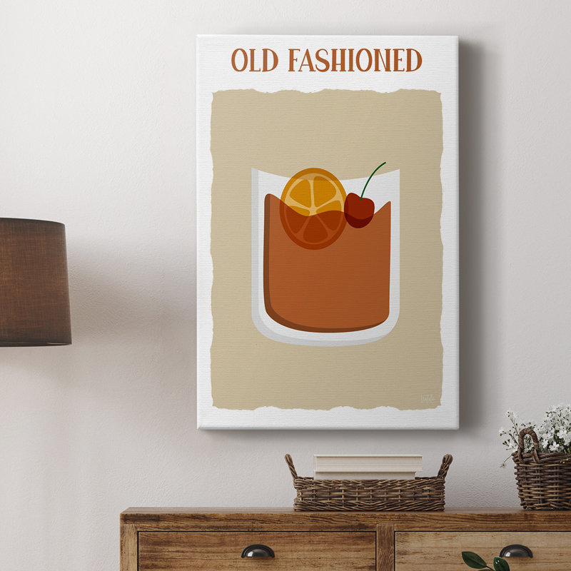 Old Fashioned -Gallery Wrapped Cavas, 18" H x 12" W