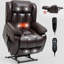 Fauteuil inclinable électrique à deux moteurs avec massage à 8 points et chauffage lombaire Infinite-107239235