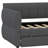 Platform Bed With Upholstered Design And Trundle Bed-1477757379