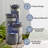 31.5" Tall Outdoor Water Fountain, Water Fountain With Led Lights, For Garden, Patio, Deck, Porch, Backyard, Lawns