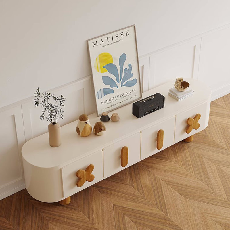 Meuble télé en bois French Simplicity, 78.74"