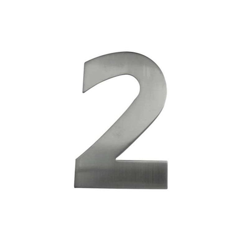 15cm H Stainless Steel House Number, 2