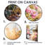 Pivoines le long du chemin de terre II - Pivoines, impressions sur toile-340885053-340885026-340885015