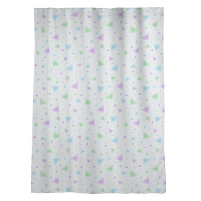 Panneau de rideau simple transparent avec passe-tringle 90s retro window Avicia