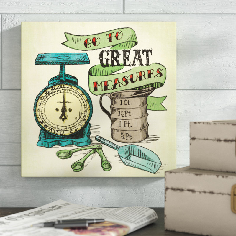 Retro Bakery Green I by Mary Urban - No Frame Print on Canvas, 30cm H x 30cm W x 3.8cm D