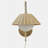 Rattan Weave Wall Sconce
