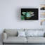Art mural sur toile tendue - Thor Hakonsen, art mural «Basiliscus Plumifrons Plumes Basilisk» pour le salon, la chambre à coucher ou le bureau - 12 x 19