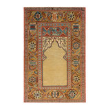 One-of-a-Kind 4'6" X 5'5" Hand Knotted Area Rug