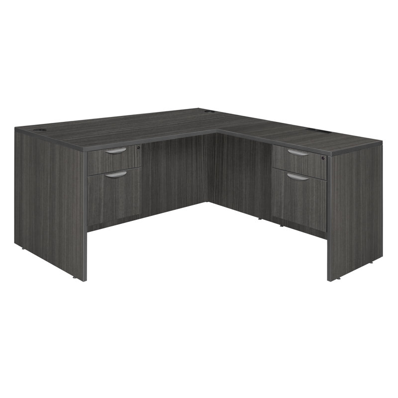 Bureau Regency Legacy L avec tiroir à double caisson, Droite, H 29 po x l 71 po x P 70 po