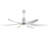 6 PCS ABS Blades  56 Ceiling Fan With Light Kit 3 Color LED Light Source, DC 6 Speed ,Remote Control Ceiling Fan-1996679144-1996679145