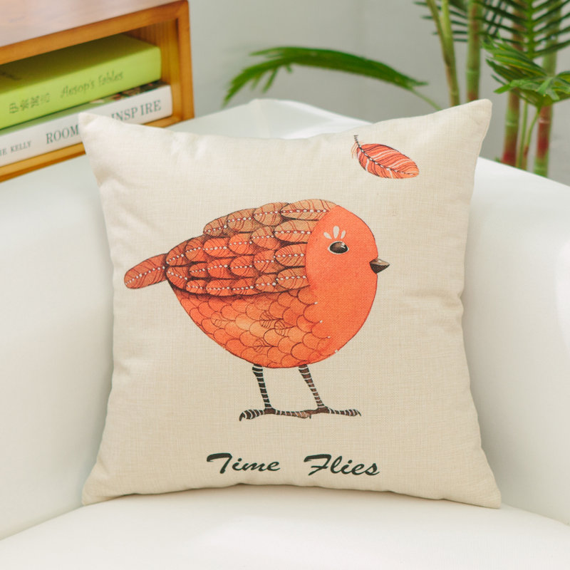 Nature Love Linen Reversible Throw Pillow, Pillow Cover Only - No Insert